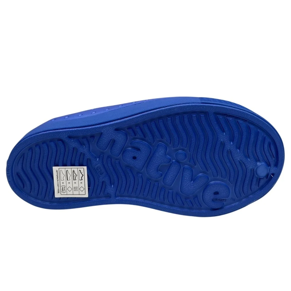 Native Jefferson Toddler Boys Slip-On Cozy Clogs Size 10 Blue-Yellow Warm‎ Shoes